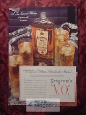 1936 Esquire Advertisement SEAGRAM's V.O. Whiskey picture