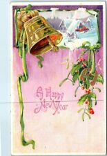 Postcard - A Happy New Year - Holiday Art Print picture