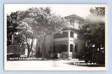 RPPC 1940'S. HOTEL CHAMPLAIN. PHILIPSBURG, QUEBEC CANADA. POSTCARD JJ15 picture