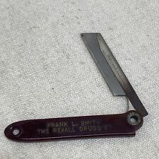 Vintage Advertising Frank L. Smith Rexall Druggist Box Cutter picture