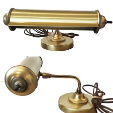 Vintage MCM DESK PIANO BANKERS  LAMP BRASS - PLATED Underwriters Laboratories picture