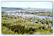 c1950's Bridge Over Trent River Looking North Trenton Ontario Canada Postcard picture