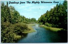 Postcard - Greetings from The Mighty Wisconsin River - Wisconsin picture