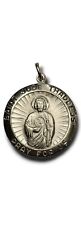 Vintage Catholic Religious Holy Medal - STERLING CHAPEL - Saint Jude Thaddeus picture