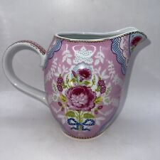 Pip Studio Pink  Roses Lg Jug  - Porcelain Vintage Design Flower Floral Pitcher picture