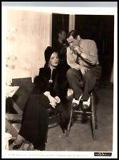 Hollywood BEAUTY MARLENE DIETRICH + DIRECTOR LUBITSCH 1937 ANGEL DBW Photo 745 picture