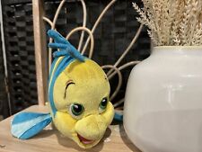 Vintage Disney Yellow & Blue Flounder from Little Mermaid Plush Stuffed Animal picture
