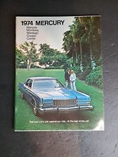 Original 1974 Mercury Cougar, Marquis, Monterey  Dealer Sale Brochure Great Pics picture