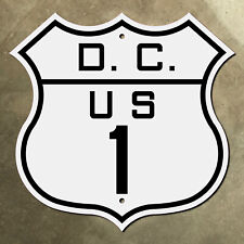 Washington DC US highway 1 District Columbia route shield 1926 road sign 16x16 picture