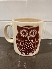 Rare Vintage Waechtersbach Coffee Mug Brown Owl - W-Germany picture