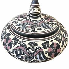 Handmade & Painted Museum Replica  Greek Pottery lidded urn classical period picture