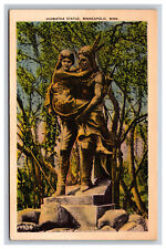 Hiawatha Statue, Minneapolis Minnesota MN Postcard picture