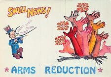 Arms Reduction by Don Preziosi Vintage Continental Art Postcard Unposted picture