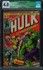 The Incredible Hulk #181 ⭐ CGC 4.0 Qualified ⭐ 1st Wolverine Marvel Comic 1974 picture