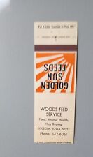 Woods Feed Service Osceola IA Matchbook Cover picture