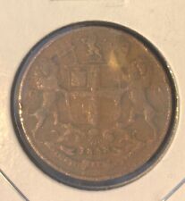 1858 BRITISH INDIA EAST INDIA COMPANY ONE QUARTER ANNA COPPER COIN-KM#463.1 picture