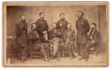 CDV Photograph of William T Sherman & His Generals - Known for March to the Sea picture