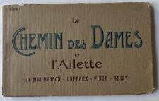 18 Postcard Book WWI Chemin des Dames La Malmaison Aisne France War Ruins, 1918 picture