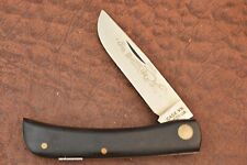 VINTAGE CASE XX USA 1 DOT 1979 BLACK DELRIN SODBUSTER KNIFE 2137 SS (16289) picture
