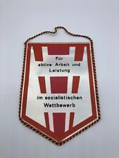 Vintage East German Beautiful Unit Banner #6 - UNISSUED  picture