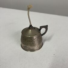 Antique Small Hammered Metal Kerosene lamp picture