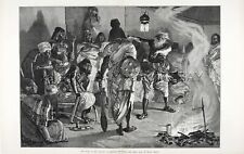 Religion Dervish Preacher Sufi Muslim Holy War Sudan Islam, 1880s Antique Print picture