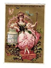 c1880's Trade Card Liebig Company's Extract of Meat, Annual Sale 7 Million Jars picture