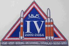 DELTA IV PROGRAM COMMEMORATIVE PATCH USAF USSF BOEING ULA NASA NRO 2002 - 2024 picture