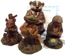 Wind in the Willows figurines (toad, mole, badger, rat) from Tom Clark. DS07 picture
