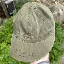 ORIGINAL WWII WW2 US HBT Fatigue Cap Hat Uniform - Named ID’d picture