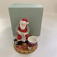 PartyLite Santa's List Tealight Holder P7916 Christmas Holiday Decor picture