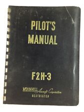 Original 1952 F2H-3 ( Banshee ) McDonnell Aircraft Pilots Manual Spiral Bound picture