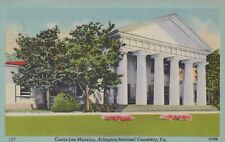 Curtis-Lee Mansiou Arlington National Cemetery VA Posted Linen Vintage Postcard picture