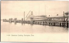 Steamboat Landing, Stonington CT Undivided Back Vintage Postcard W19 picture