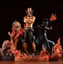 One Piece Monkey D Luffy Ace Sabo Three Brothers Set PVC Action Figure picture