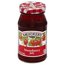 Smuckers Strawberry Jelly Made with Real FruitJuice 12 oz Glass Jar Pack of 1 picture