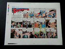 1998 Superman proof art page 172, Golden Age DC Action Comic strip proof artwork picture