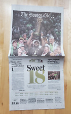 Boston Celtics 2024 NBA CHAMPIONS / Finals Boston Globe Newspaper 6-18-24 picture