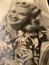 BETTY GRABLE Photo Hand Signed ✍️ Red Fountain Pen Spectacular Image 8x10 picture