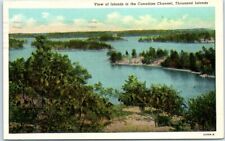 Postcard - View of Islands in the Canadian Channel, Thousand Islands picture