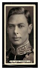 H.M. KING GEORGE VI #1 ARDATH CIGARETTE EMPIRE PERSONALITIES 1930'S TOBACCO CARD picture