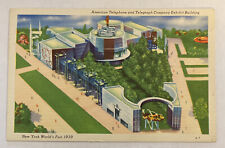 C. 1939 Postcard American Telephone & Telegragh Co Exhibit Worlds Fair picture