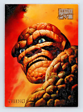 Fleer 1996 Marvel Masterpieces #48 Thing Trading Card MCU Boris Art FF Ben Grimm picture