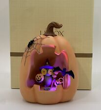 LENOX Home Collection LED Color Changing Halloween Pumpkin picture