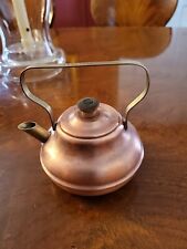 Vintage Spartan Minneapolis Miniature Copper Tea Pot 4 1/2
