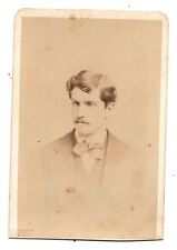 ANTIQUE CDV C. 1870s SARONY & CO. HANDSOME MAN WITH MUSTACHE BROADWAY NEW YORK picture