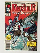 The Punisher War Journal #7 Marvel Comics 1989 FN Wolverine picture
