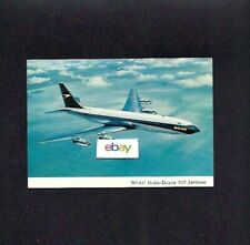 B.O.A.C. BOEING 707-420 AIRLINE ISSUE 1970'S POSTCARD picture