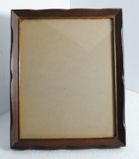 Vintage Photo Brown Frame Wavy Edges with Glass Frame 11 x 9 Photo 8 x 10 picture