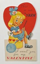Vintage Valentine Card Yarn picture
